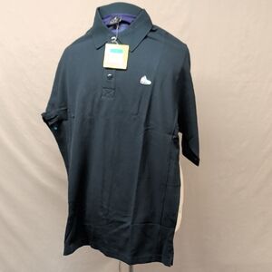 Nike Jordan Jumpman 23 Dark Navy Blue Polo Shirt Air Jordan Logo - NEW!!